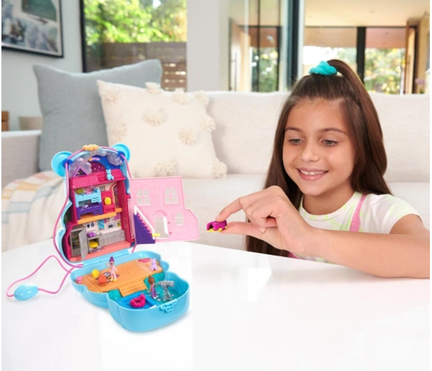 Mattel Polly Pocket Kompaktowa torebka Miś - 1037629 - zdjęcie 6